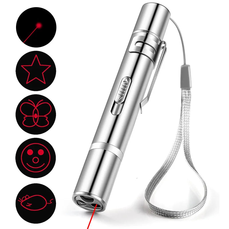 Laserpen voor kat - USB oplaadbaar - Laserpointer - Laserlampje - Kattenspeeltjes